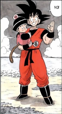 Goku et Gohan (Dragon Ball, 1984)
