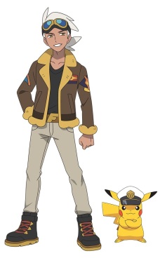 Pierce et Captain Pikachu (Pokémon, les horizons, 2023)